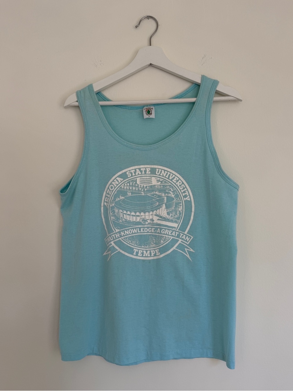 VINTAGE Arizona State University Tank Top “Truth, Knowledge, a Great Tan”